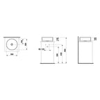 Laufen Living Square Waschtisch-Schale