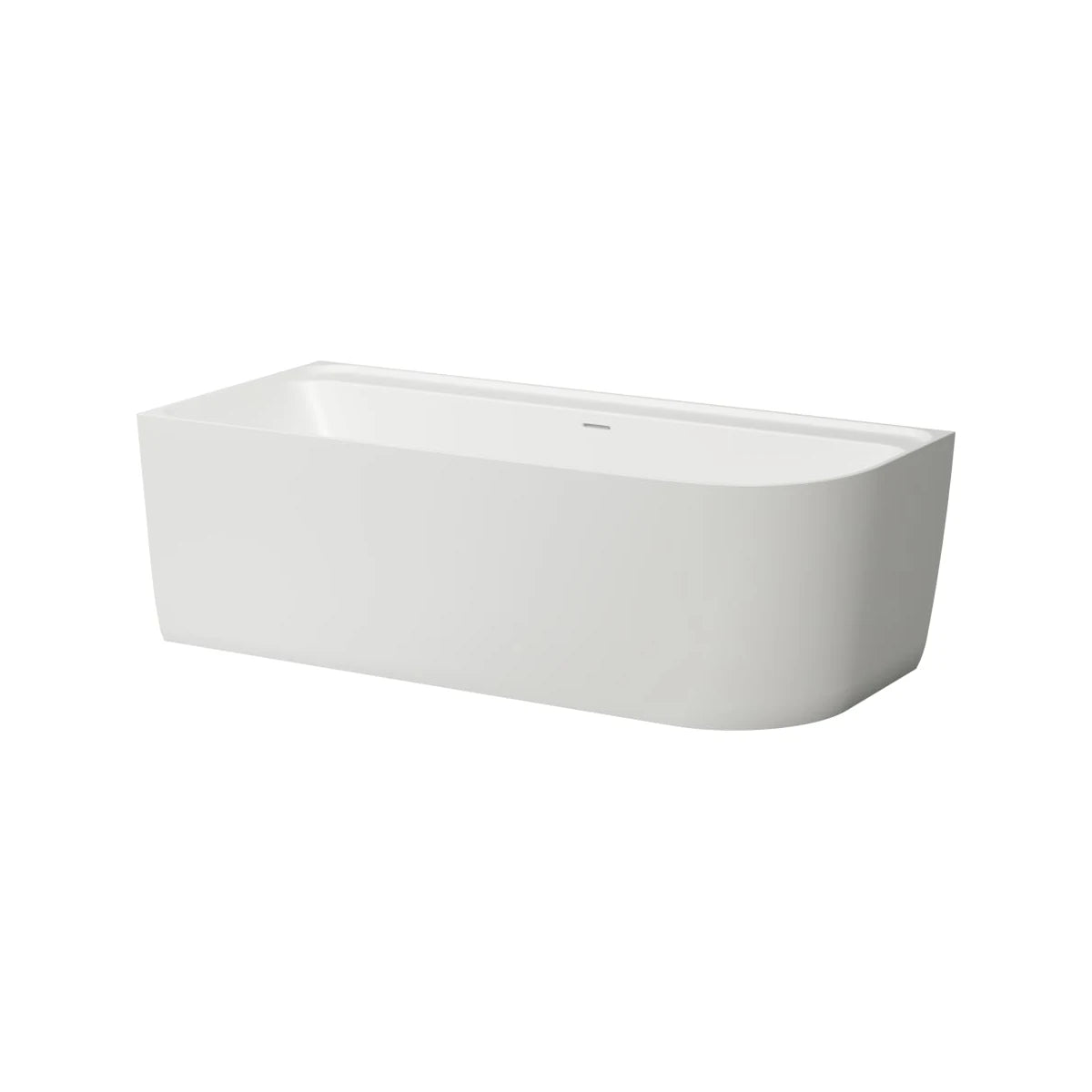 Laufen Meda Eck-Badewanne aus Marbond mit Schürze