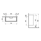 Laufen NewClass Waschtischunterbau