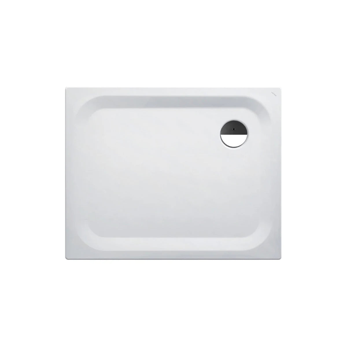 Laufen Platina Stahl Rechteck-Duschwanne extra flach