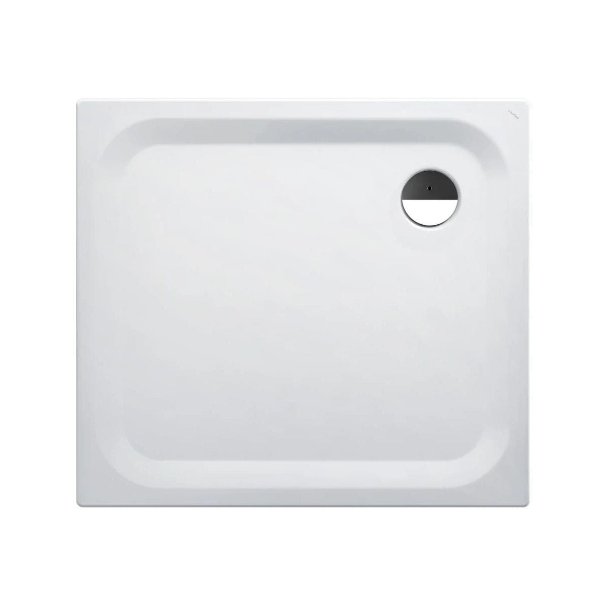 Laufen Platina Stahl Rechteck-Duschwanne extra flach