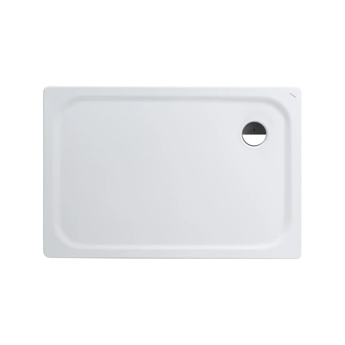 Laufen Platina Stahl Rechteck-Duschwanne extra flach