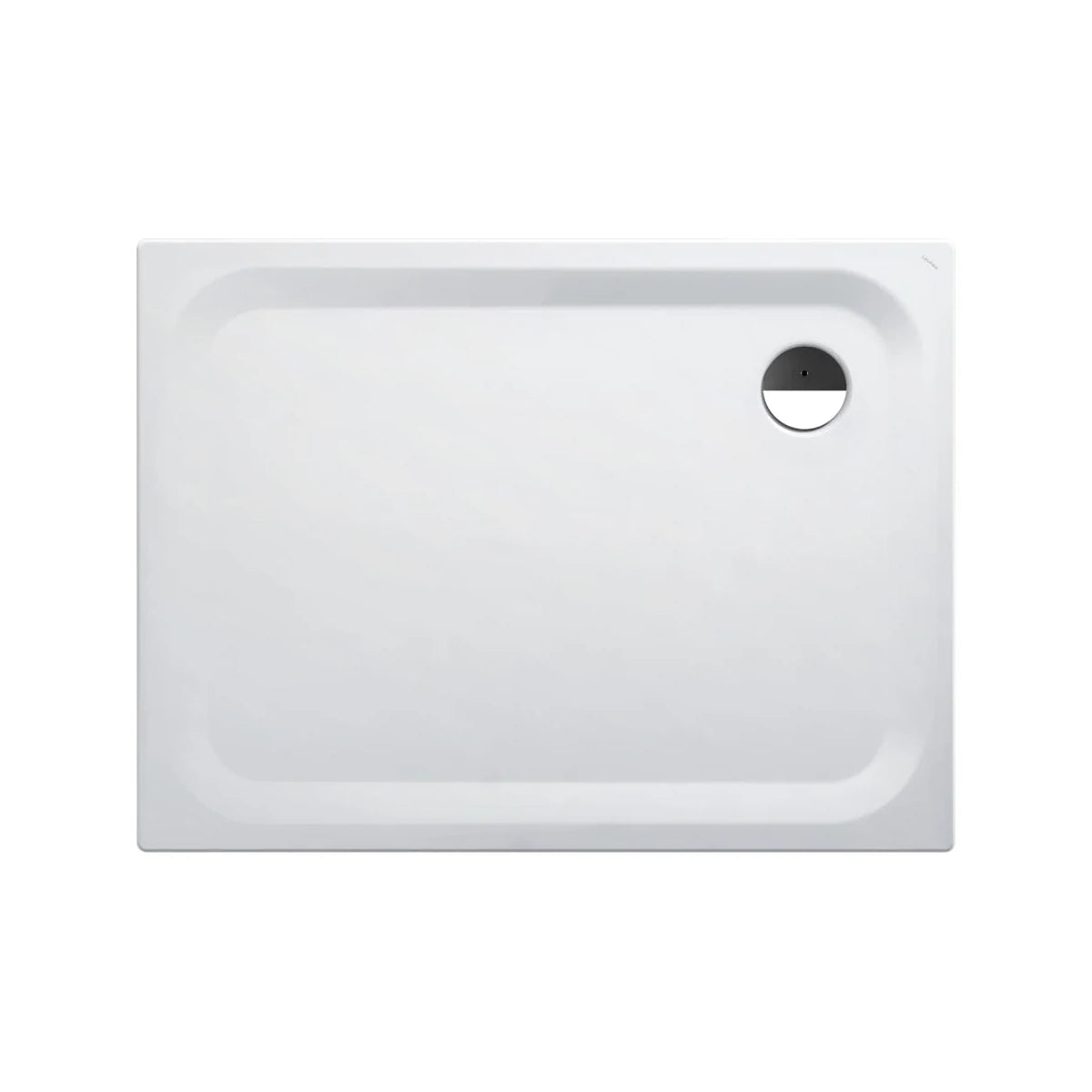 Laufen Platina Stahl Rechteck-Duschwanne extra flach