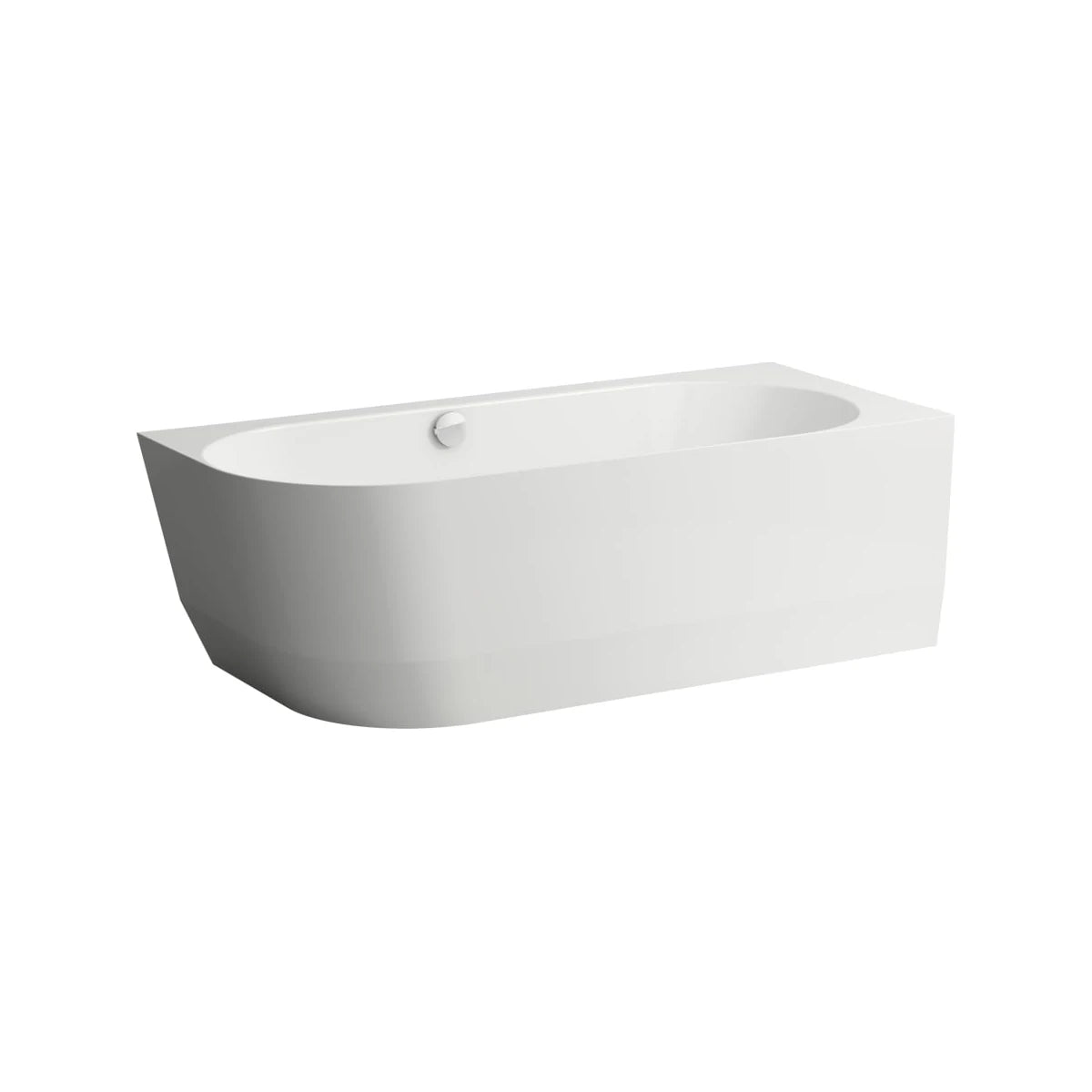 Laufen Pro Eck-Badewanne aus Marbond mit Schürze