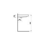 Laufen Pro Liberty Waschtisch wandmontage barrierefrei