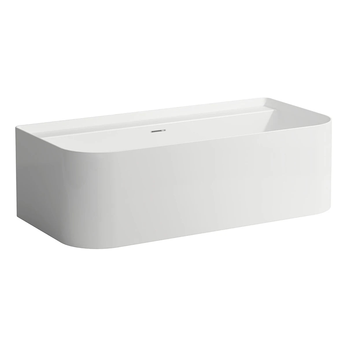 Laufen Sonar Vorwand-Badewanne mit Schürze aus Mineralguss