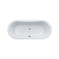 Laufen Thallium Duo Oval-Badewanne mit 2 Rückenschrägen