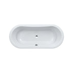 Laufen Thallium Duo Oval-Badewanne mit 2 Rückenschrägen