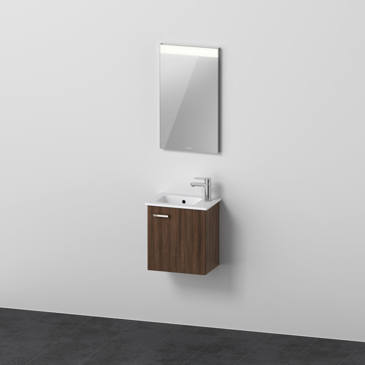 Duravit XBase Waschtisch und Unterbau mit Spiegel