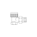 Oventrop AV-9 Eck 1/2" Thermostatventil