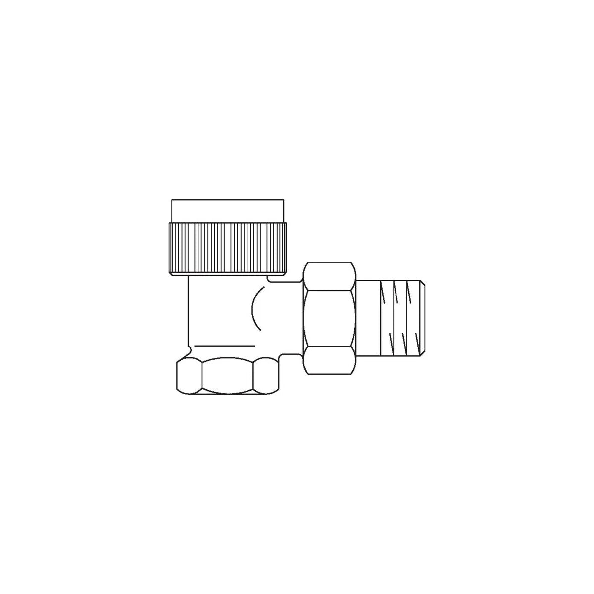 Oventrop AV-9 Eck 1/2" Thermostatventil