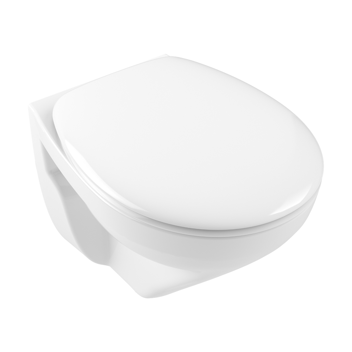 Villeroy & Boch O.novo Wand-WC Compact Tiefspüler spülrandlos mit Deckel