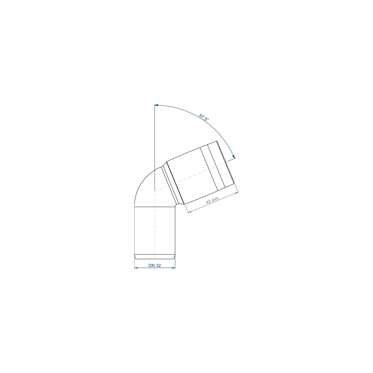 Poloplast POLO-KAL XS Bogen 67,5°