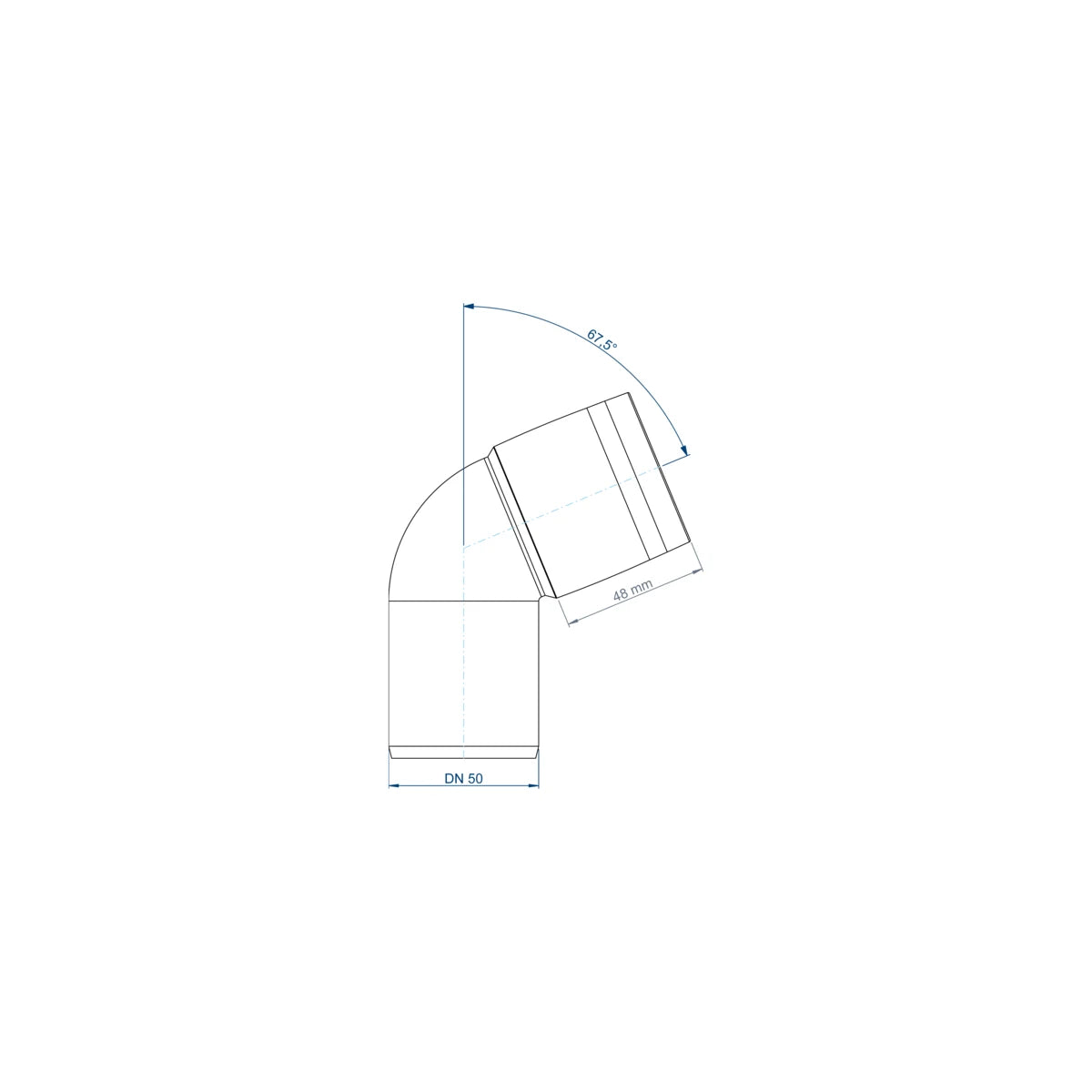 Poloplast POLO-KAL XS Bogen 67,5°