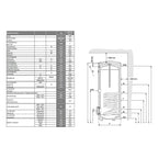 Reflex Euroline Standspeicher 500 Liter 1 Register mit Isolierung
