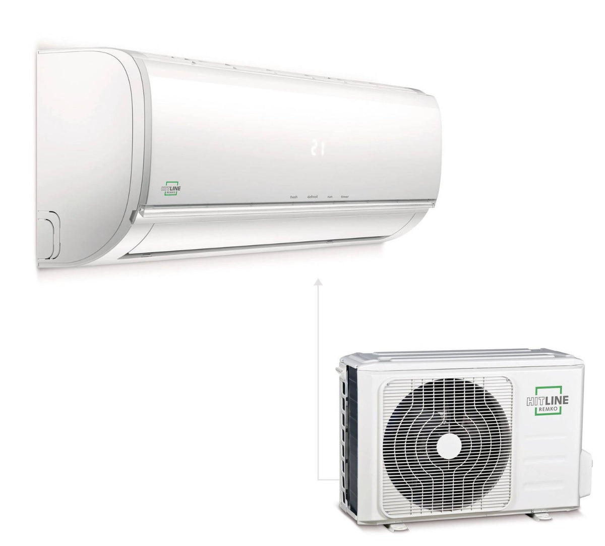 Remko Kompakt Split Raumklimagerät SKW 261 DC 2,6 kW