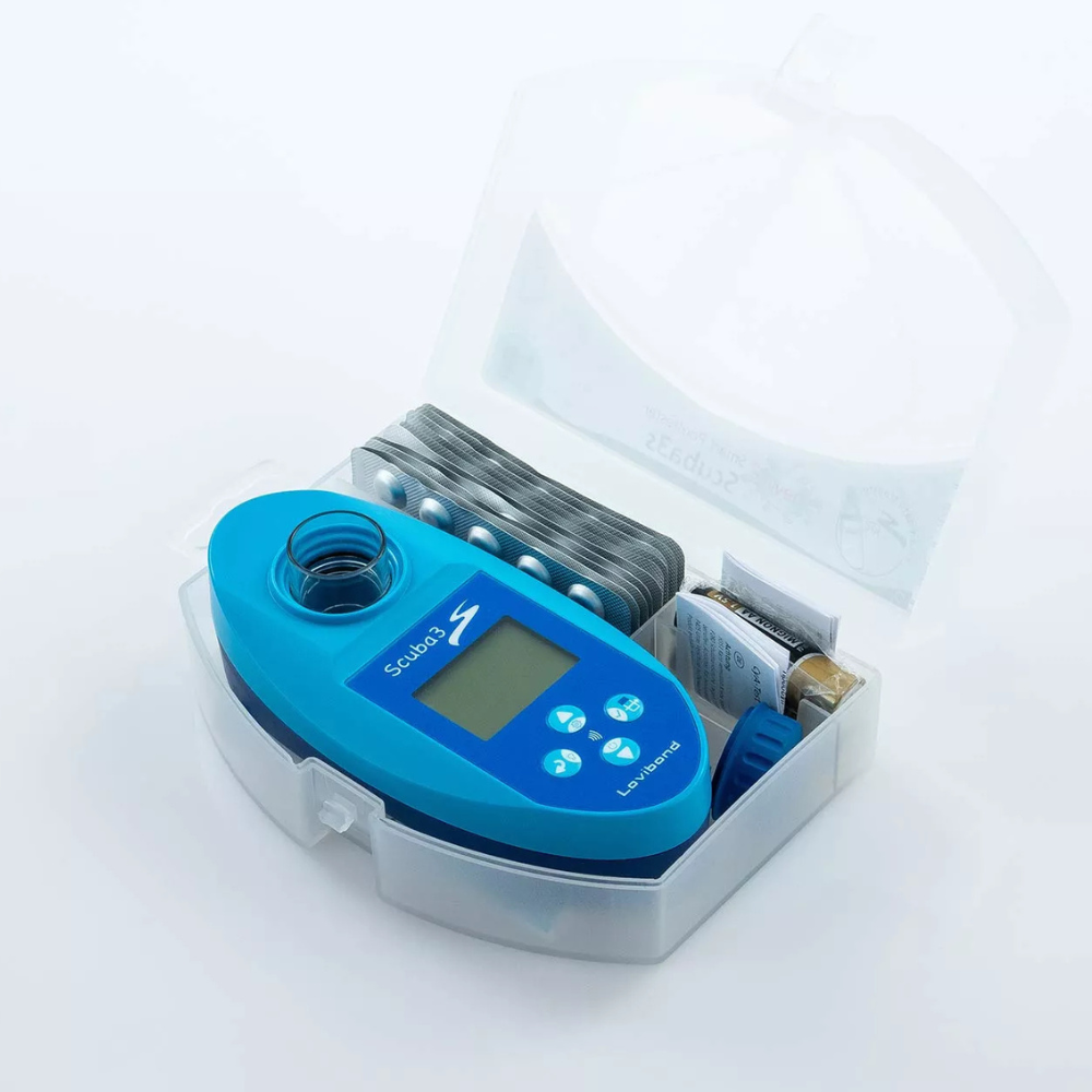 Lovibond SCUBA 3s elektronischer Pooltester für pH, Chlor & mehr