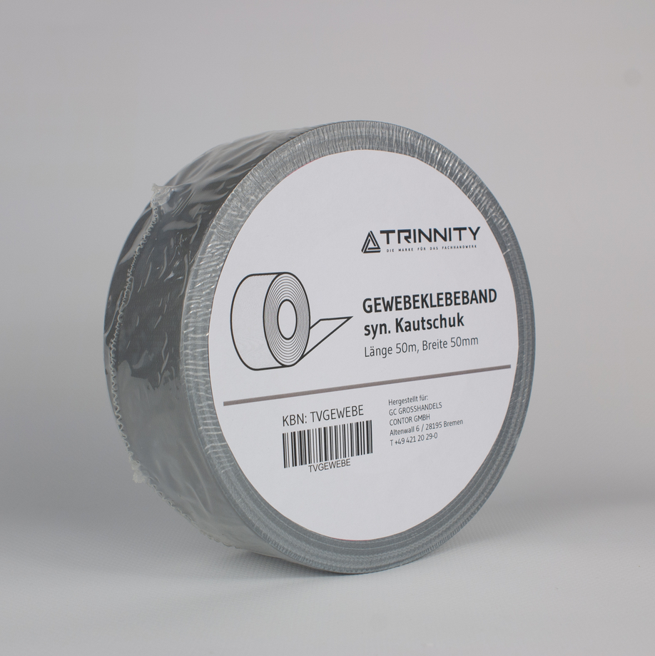 Alva Gewebeklebeband grau 50mm x 50m