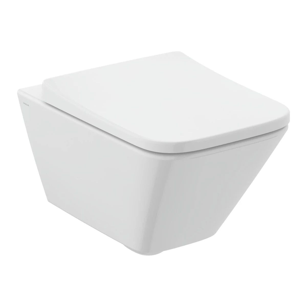 Vigour Derby V3 Wand-WC Tiefspüler spülrandlos mit Deckel eckig