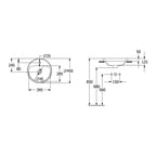 Villeroy & Boch Architectura Einbau Waschtisch von oben