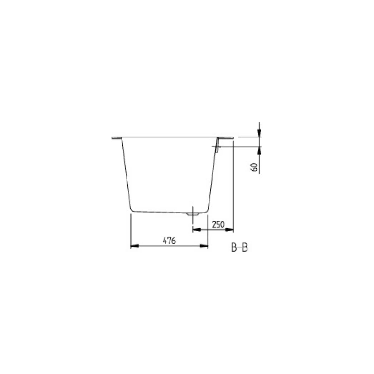 Villeroy & Boch Oberon 2.0 Rechteck-Badewanne