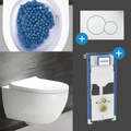 Komplett Set Geberit Acanto Wand-WC TurboFlush mit Duofix Montagemodul