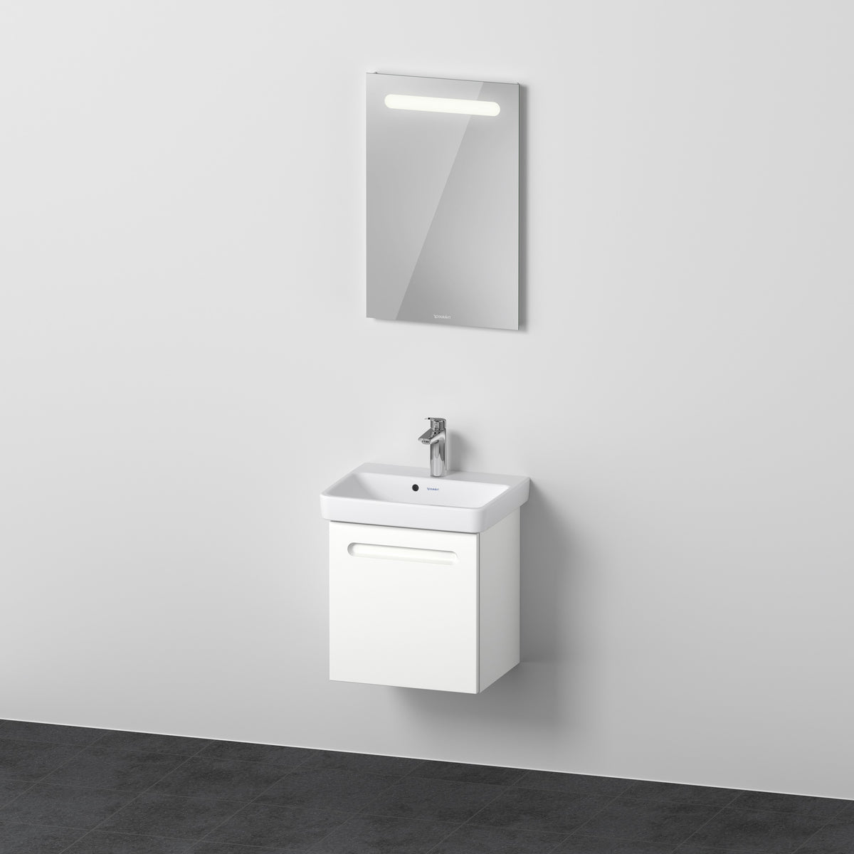 Duravit false.1 Waschtisch und Unterbau mit Spiegel