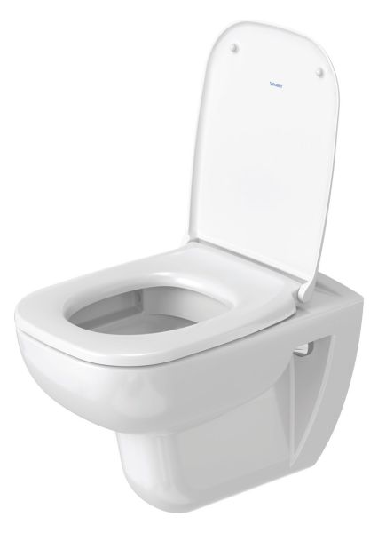 Duravit D-Code Set rimless Wand-Tiefspül-WC WC-Sitz mit