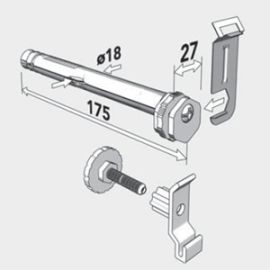 Vogel & Noot Bohrkonsolenset 160mm für HK-Monatge